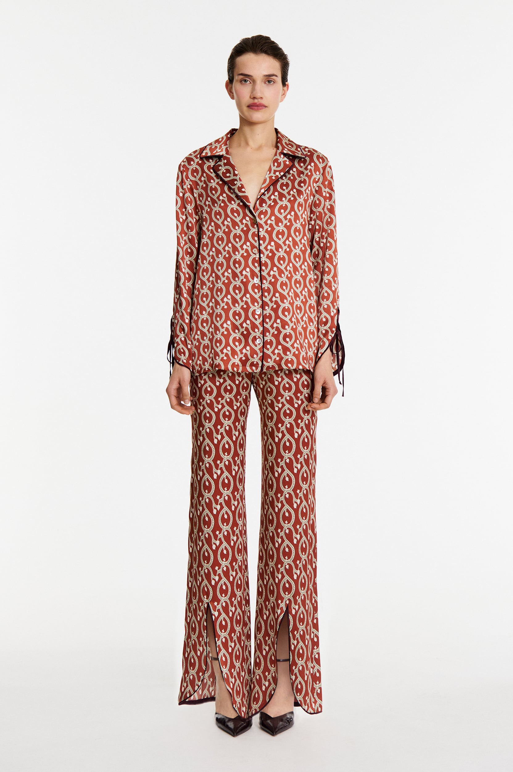 Pantalon Meline en soie